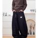 Wide Leg Pants For Men 2025 New Summer Diagonal Stripes, High Waist Hanging Feeling, Loose And Slimming, Lazy Style,_mkmklike.com