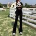 Fleece-Lined Jeans For Women, Flared Micro-Horse Hoof Pants, Autumn And Winter 2024 New High-Waisted Stretchy Wide-Leg_mkmklike.com