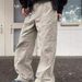 Men's And Women's High Street Straight Leg Casual Jeans Retro Trendy Logging Workwear Slightly Flared Trousers Cross Border American Style_mkmklike.com