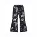 Men's Clothing Men's Flared Jeans High Street Retro Loose Ripped Wide Leg Long Pants Style Summer For Formal & Casual_mkmklike.com