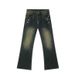EF JEANS | Spring 2025 New American Retro Cleanfit Button Design Washed Jeans_mkmklike.com