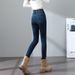 Four-way Stretch Knitted Soft Denim Skinny Women 2025 Spring/autumn Elastic Slim-fit Height-enhancing And Slimming_mkmklike.com