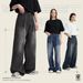 Men's Oversized Straight-Leg Jeans – Retro Wide Fit Denim Pants, High Street Fashion (Black Gray/Blue/Light Blue, S-XL)_mkmklike.com