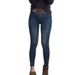 ELLE Plus Size High Waist Jeans Women, Autumn And Winter Fleece Lined Thickened Nine-point Skinny Pants, Slimming Elastic_mkmklike.com