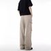 American Vintage Marble Dark Pattern Pocket Straight Wide Leg Overalls Men's And Women's Loose Cargo Paratrooper Jeans_mkmklike.com