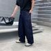 Unisex Classic Denim Wide-Leg Jeans – Oversized Straight Cut With Distressed Details (S-3xl) – Vintage-Inspired High Street Trousers_mkmklike.com
