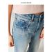 Women's High Waist Slim Straight Leg Jeans - Light Blue Stretch Comfort Fit Slimming Versatile Trousers_mkmklike.com