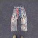 Men's Trendy Digital Print Jeans – Straight Leg Streetwear Pants, American-Style Deconstructed Casual Denim (S-3XL)_mkmklike.com