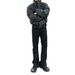 Men's Black Distressed Flared Jeans – Vintage Parisian Style With Retro Wash (Sizes S-3XL)_mkmklike.com