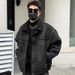 Men's High-End Stylish Autumn Winter New Warm Comfortable Retro Versatile Fashion Casual Turn-Down Collar Jacket Coat_mkmklike.com