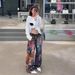 Retro Splatter Paint Slim Fit Men's Jeans European American Style Stretch Casual Straight Leg Trousers Trendy Brand Spring Collection_mkmklike.com