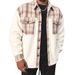 2025 Foreign Trade Cross-Border European And American Men's Plaid Plush Patchwork Street Jacket For Men_mkmklike.com