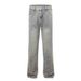 Men's Washed Heavyweight Black Jeans Relaxed Straight-Leg High Waist Cotton Non-Stretch Streetwear Jeans_mkmklike.com