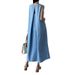 Korean Chic 2025 Summer New Style French Minimalist Temperament Design Sense Backless Denim Vest Dress For Women_mkmklike.com