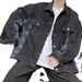 Cashew Flower Denim Men's Korean Style Trendy Patchwork Jacket Spring And Autumn Ins High Street Oversize Clothing_mkmklike.com