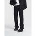 Nordmann European And American Street Style Black Flared Jeans For Men New Casual Summer Loose Straight Slim Pants_mkmklike.com