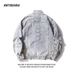 Pulse Pulse Men's Denim Loose Fit High-End Stylish Hip-Hop High Street Spring Autumn Ripped Jacket_mkmklike.com