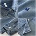Trendy Denim Long Sleeved Shirt, Men's Embroidered Versatile Artistic Casual Loose Top_mkmklike.com