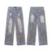 Vintage Washed Distressed Wide-Leg Jeans – 90s Retro Straight Fit Denim Pants For Men (Light Blue)_mkmklike.com