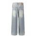 Men's Clothing Neutral High End Washed Blue Pocket Design Men's Loose Jeans_mkmklike.com
