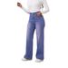 High-Waisted Straight-Leg Jeans For Women – Fleece-Lined, Stretchy & Warm (Light Blue, Navy, Dark Blue, S-2XL)_mkmklike.com