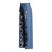 Trendy High-Waisted Distressed Jeans – Summer Cutout Print Wide-Leg Denim Pants For Women_mkmklike.com