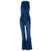 Euro-American Style Women's Clothing New Slim-fit Slim-looking Fashionable Street Retro Style High-waisted Denim Overalls_mkmklike.com