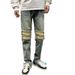 European And American Trendy Brand High Street Ripped Jeans Men's Retro Loose Straight Zipper Pants Versatile Casual Trousers Men_mkmklike.com