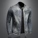 Loom 2024 Men's Denim European And American Casual Retro Large Size Stand Collar Zipper Cycling Motorcycle Jacket Trendy_mkmklike.com