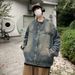 Washed Jacket For Couples, Spring And Autumn Loose Jacket, Men's Denim Top_mkmklike.com