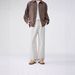 Men's Vintage Straight Leg Jeans – Relaxed Fit Washed Denim Pants In Beige (S-4xl) Versatile Styling_mkmklike.com