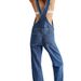 Women's Clothing Fashion Casual Loose Women's Denim Overalls Pants_mkmklike.com