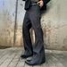 Unisex Heavy Duty Patchwork Rhinestone Jeans A-Line Flared Design Cool Men's Denim_mkmklike.com