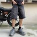 Men's Trendy High Street Jacquard Ripped Denim Shorts Design Niche Loose Straight Retro Five Point Summer Pants_mkmklike.com
