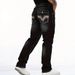 Men's Slim Fit Stretch Jeans - Classic Black & Gray Straight Leg Casual Denim Pants For Everyday Wear_mkmklike.com
