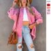 Distressed Denim Jacket For Women – Vintage Ripped Details & Bohemian Tassels (Sizes S-XL, Pink/Orange/Light Purple/Big Red)_mkmklike.com