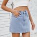 K Women's New Fashionable And Versatile Denim Short Skirt And Half Skirt_mkmklike.com