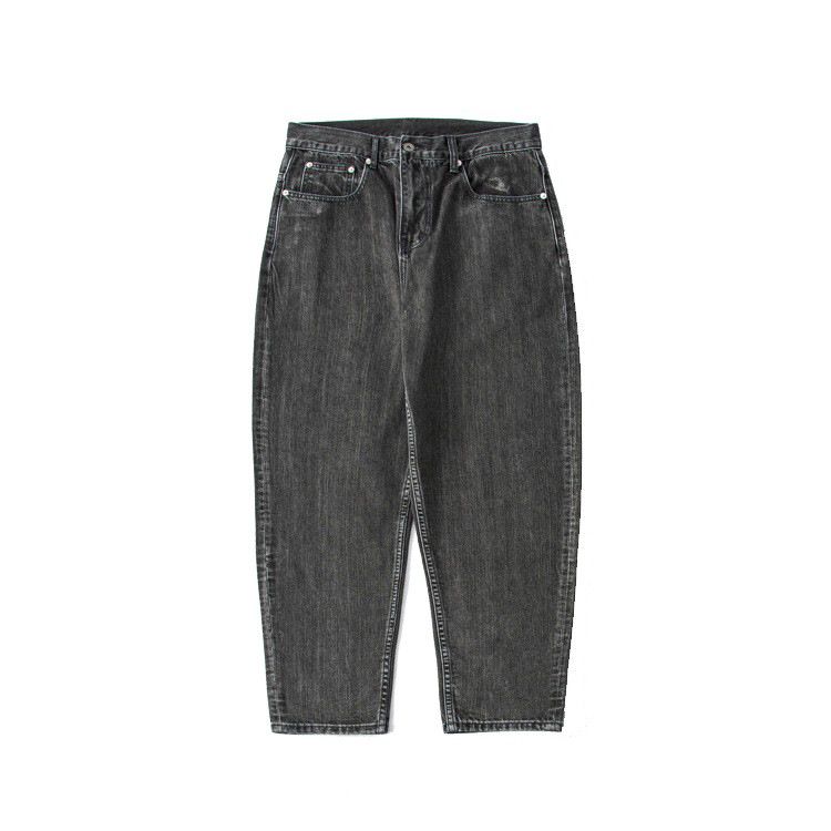 Men's Clothing Men's Wear | Classic Japanese Style Bamboo Joint Heavy Wash Full Spray Monkey Loose Tapered Jeans_mkmklike.com