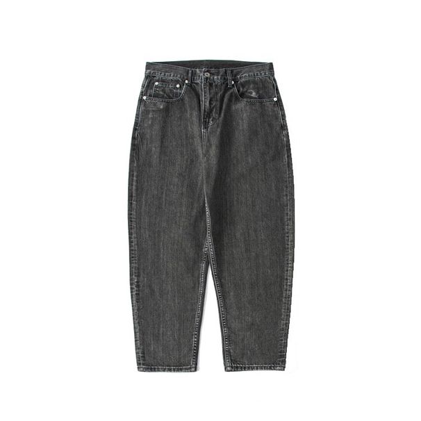 Men's Clothing Men's Wear | Classic Japanese Style Bamboo Joint Heavy Wash Full Spray Monkey Loose Tapered Jeans_mkmklike.com