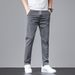 A Piece Of Explosive Tether Jeans, Men's Korean Version Of Trendy Fashion Casual Trousers, Elastic Loose Straight Men's Trousers_mkmklike.com