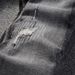 Men's Clothing Retro Ripped Jeans For Men Black Grey Washed Distressed Personality Worn Patches Slim Fit Trousers_mkmklike.com