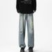 Gradient Jeans 2025 New Spring And Autumn Thin Style American Loose Straight Tube Versatile Men's Casual Long Pants_mkmklike.com