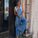 Women's Clothing Summer New Women's Loose Side Pocket Sleeveless Ladies Denim Overalls_mkmklike.com