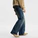 Nordmann European And American High Street Vibes Retro Washed Distressed Jeans For Men With Scratched Watermark Design Sense_mkmklike.com