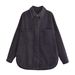 K New Women's Clothing Urban Casual Denim Shirt Jacket_mkmklike.com