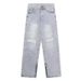 American Retro Distressed Wide Leg Jeans, New Summer Style, Thin, High Waisted, Loose, Slimming, Couple's Floor Length Pants_mkmklike.com
