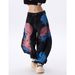Men's & Women's Graffiti Print Wide Leg Jeans – Dopamine-Inspired Colorful Streetwear Pants With Artistic Design & Oversized Fit_mkmklike.com