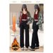 Fleece-lined Autumn And Winter Style~Super Soft Four-way Stretch High-waisted Slim Straight Jeans Women, Classic_mkmklike.com