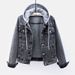 Women's Clothing Women's Slimming Denim Jacket Korean Fashion Autumn Season Versatile Short And Long Sleeve Trendy Top_mkmklike.com