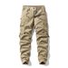 Men's New Simple Casual Trend Straight Multi-pocket Overalls_mkmklike.com